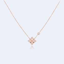 루이비통 컬러 블라썸 BB 스타 펜던트 목걸이 Q93612