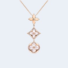 루이비통 컬러 블라썸 올가미 목걸이 Q94262