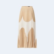 루이비통 앱스트랙트 인서트 플리티드 스커트 1AFEWF