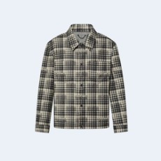 루이비통 체크 데님 오버셔츠