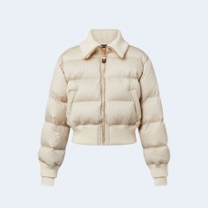 루이비통 크롭 모노그램 푸퍼 재킷