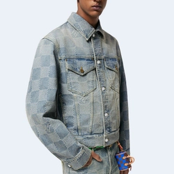 루이비통 다미에 모티프 클래식 데님 재킷 1AFHUG
