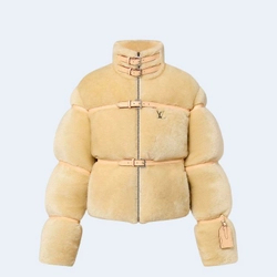 루이비통 시어링 다운 블루종