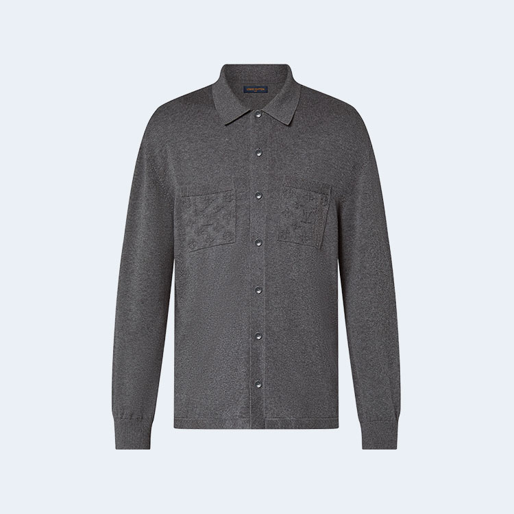 루이비통 코튼 니트 오버셔츠 1AFANJ