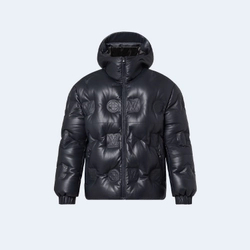 루이비통 모노그램 레더 후드 다운 자켓