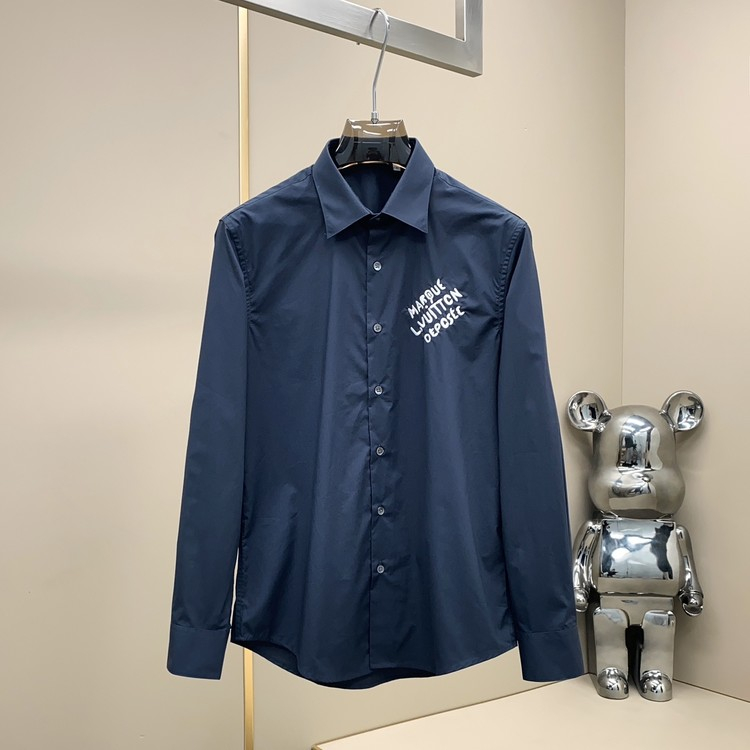 루이비통 피티드 셔츠 블루