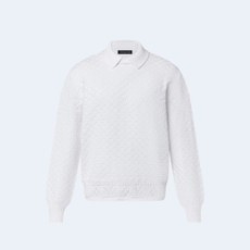 루이비통 울 블렌드 풀오버 화이트
