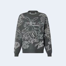 루이비통 1854 카툰 버니 프린팅 니트