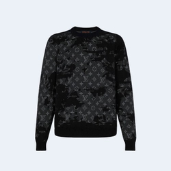 루이비통 디스트레스드 모노그램 니트