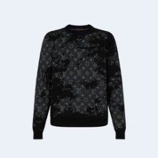 루이비통 디스트레스드 모노그램 니트