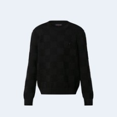 루이비통 다미에 스티치 크루넥셔츠