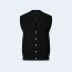 루이비통 케이블 패턴 브이넥 메리노 울 베스트 1AFIVD