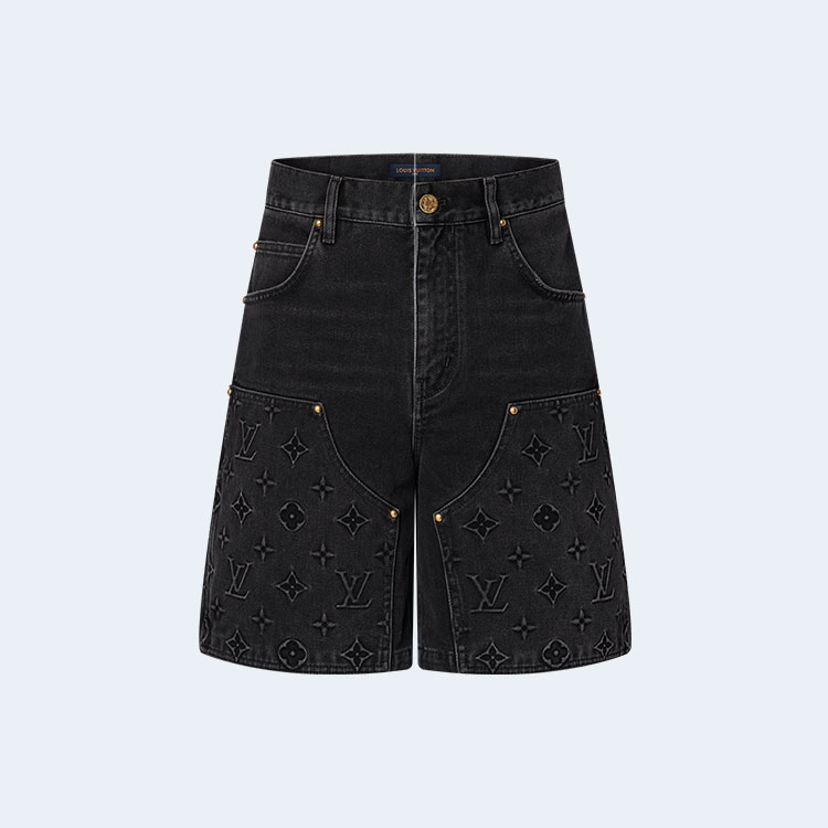 루이비통 데님 워크웨어 쇼츠 1AFVAE