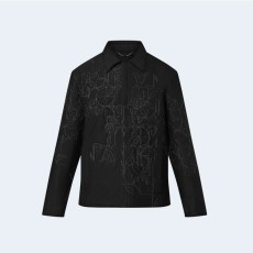 루이비통 뮤직 라인 엠브로이디드 퀄트 자켓