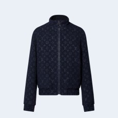 루이비통 모노그램 울 부클레 지퍼 블루종 1ABNQK