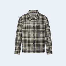 루이비통 체크 데님 오버셔츠