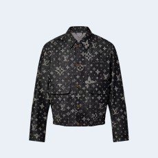 루이비통 모노그램 프린티드 데님 자켓 블랙 1AF318
