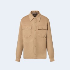 루이비통 더블 페이스 울 블렌드 오버셔츠 1AFA43