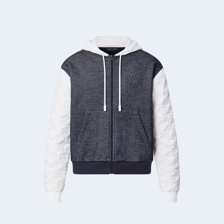 루이비통 하이브리드 모노그램 후드 블루종 1AB5EI