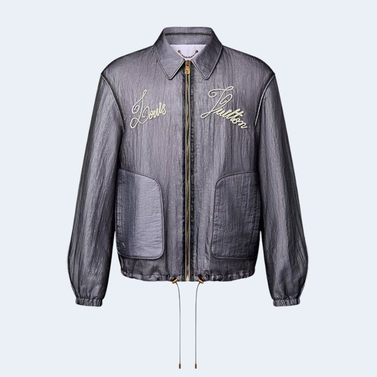 루이비통 엠브로이더드 나일론 블루종