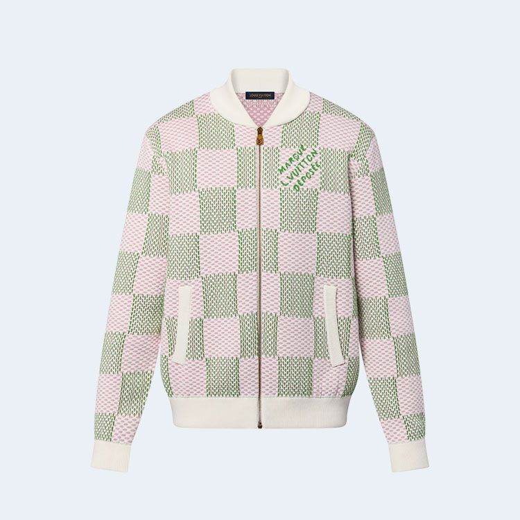 루이비통 다미에 자카드 코튼 블루종 1AFPZ5