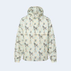 루이비통 다미에 프린티드 후디드 아노락 1AFRCA