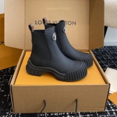 루이비통 루비 플랫 앵클 부츠