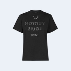 루이비통 프린트 티셔츠 블랙
