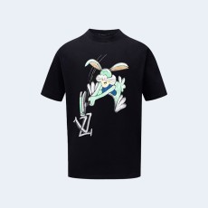 루이비통 카툰 패턴 프린트 티셔츠