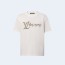 루이비통 자수 반팔 티셔츠 1AFR96