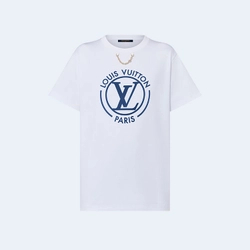루이비통 플록드 LV 티셔츠