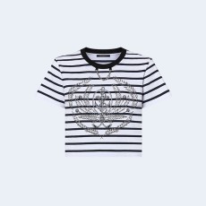 루이비통 스트라이프 앵커 크롭 탑