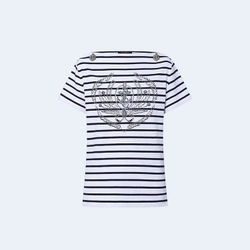 루이비통 스트라이프드 앵커 티셔츠 1AFMU3