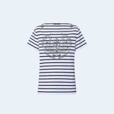 루이비통 스트라이프드 앵커 티셔츠 1AFMU3