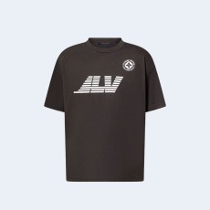 루이비통 워시드 프린티드 코튼 티셔츠