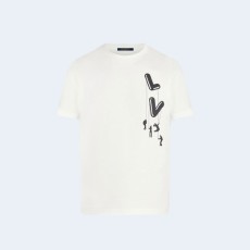 루이비통 플로팅 LV 프린트 티셔츠