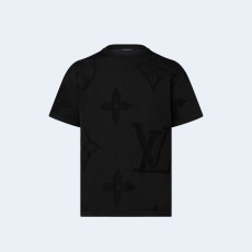 루이비통 모노그램 쇼트 슬리브드 코튼 크루넥 1AFYEZ