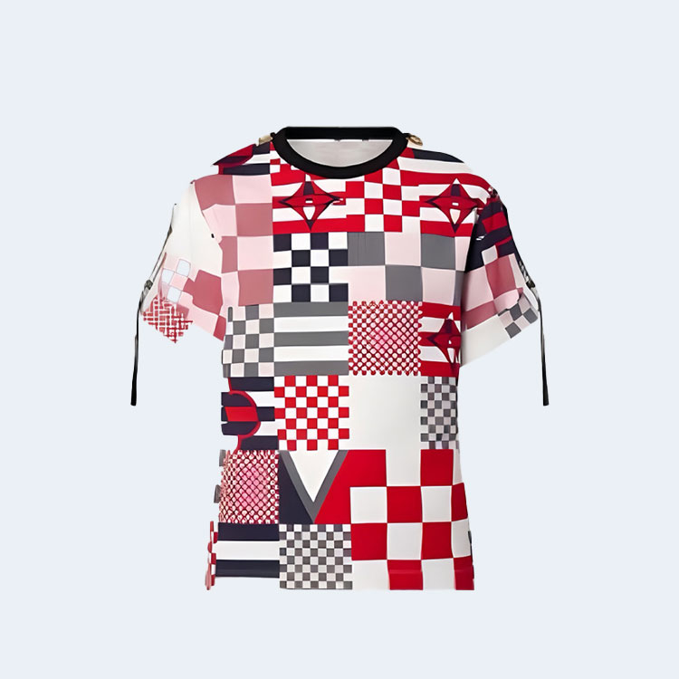 루이비통 그래픽 LV x AC 프린트 티셔츠