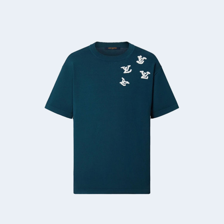 루이비통 재즈 트럼펫 시그널 크루넥 그래픽 티셔츠 1AA4SZ