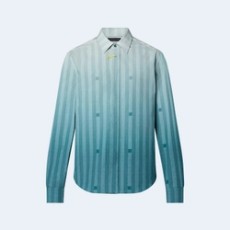 루이비통 다미에 스트라이프 롱 슬리브 셔츠 1AA4W4