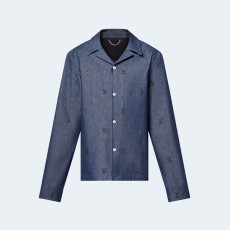 루이비통 블라손 엠벨리시드 데님 파자마 셔츠