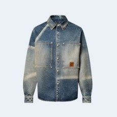 루이비통 선페이디드 이펙트 데님 셔츠