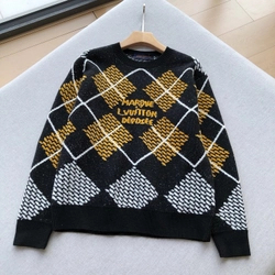 루이비통 울 블렌드 풀오버 맨투맨 니트