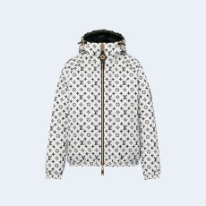 루이비통 리버서블 핀스트라이프 나일론 후디드 자켓 1ABR9A