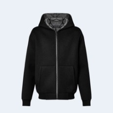 루이비통 리버시블 더블 페이스 울 후디 블루종 1AFAA0