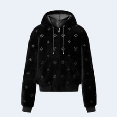 루이비통 모노그램 엠벨리시드 시어링 후디