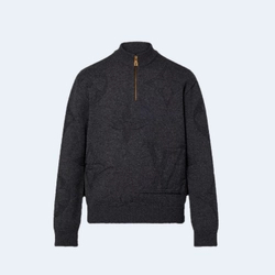 루이비통 모노그램 자카드 울 하프 지퍼 풀오버 1AFXYB