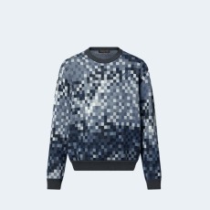 루이비통 자카드 코튼 풀오버