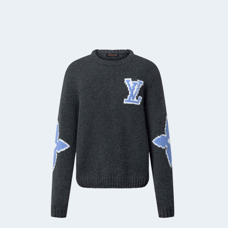 루이비통 인타르시아 스키 LV 로고 니트