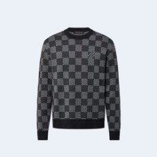 루이비통 다미에 라운드넥 울 스웨터 1AFWHY